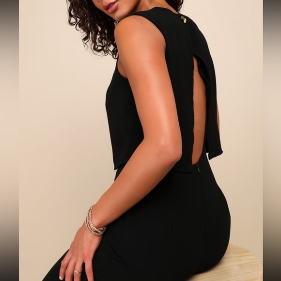 Lulus Tiered Open Back Jumpsuit - Picture 2 of 4